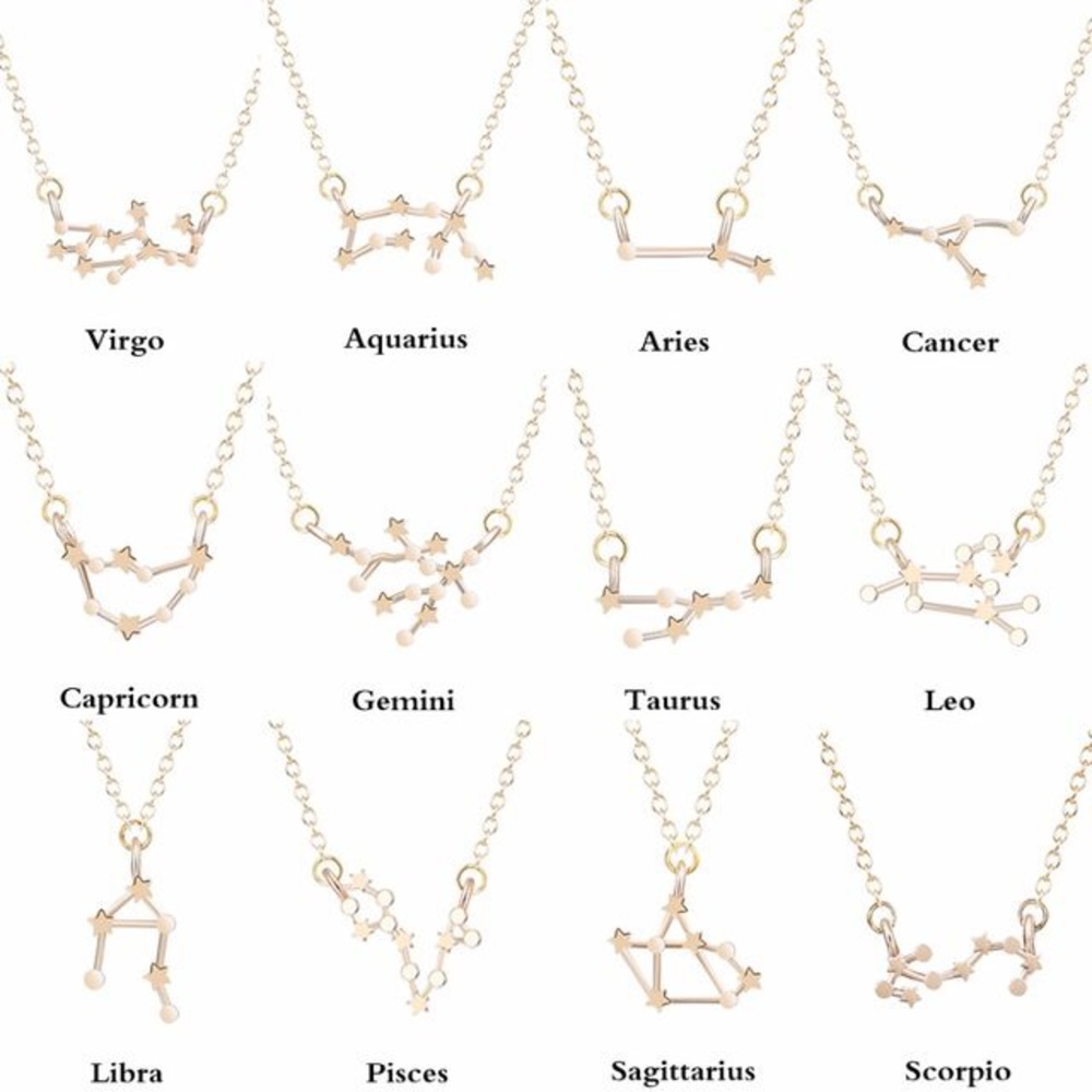 Super cute Zodiac constellation necklaces ✨